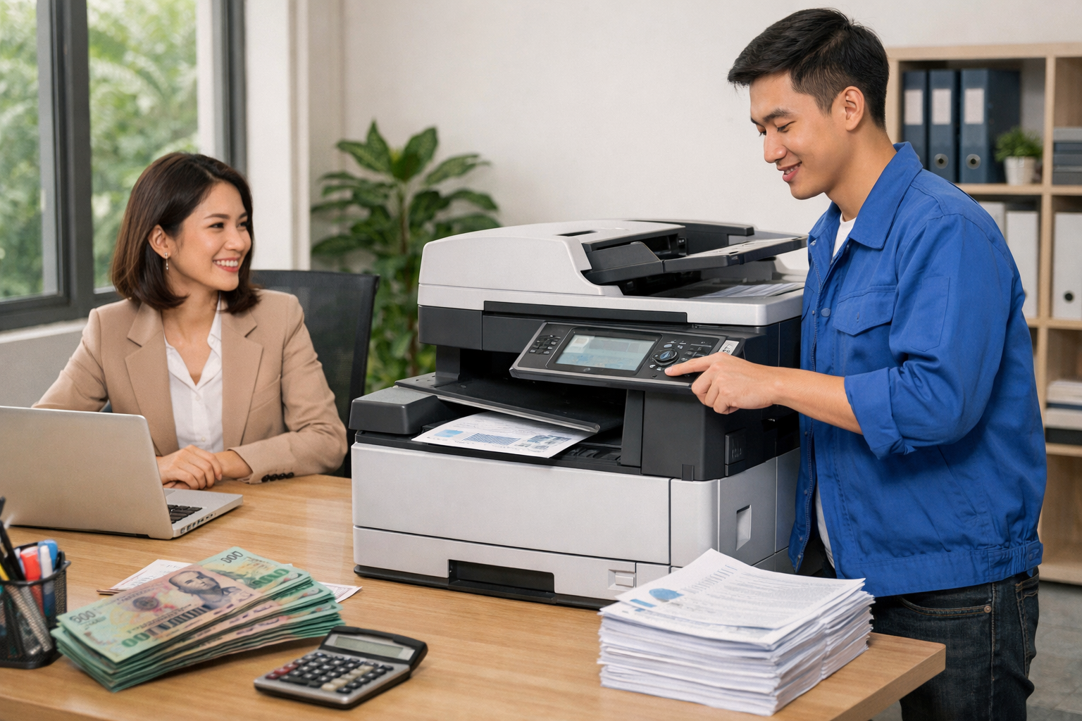Cho thuê máy photocopy Hàm Thuận Nam Lâm Đồng - Lợi ích thực tế khi thuê máy photocopy thay vì mua mới tại Hàm Thuận Nam