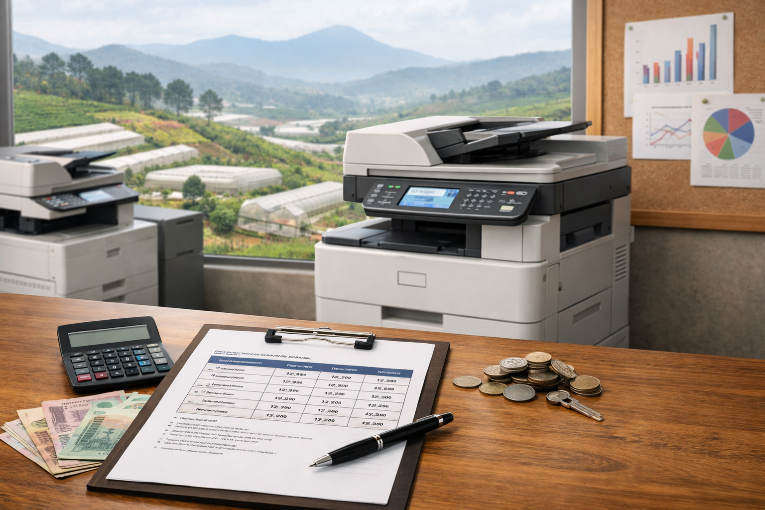 Cho thuê máy photocopy Hàm Thuận Nam Lâm Đồng - Bảng giá cho thuê máy photocopy Hàm Thuận Nam Lâm Đồng và các yếu tố ảnh hưởng