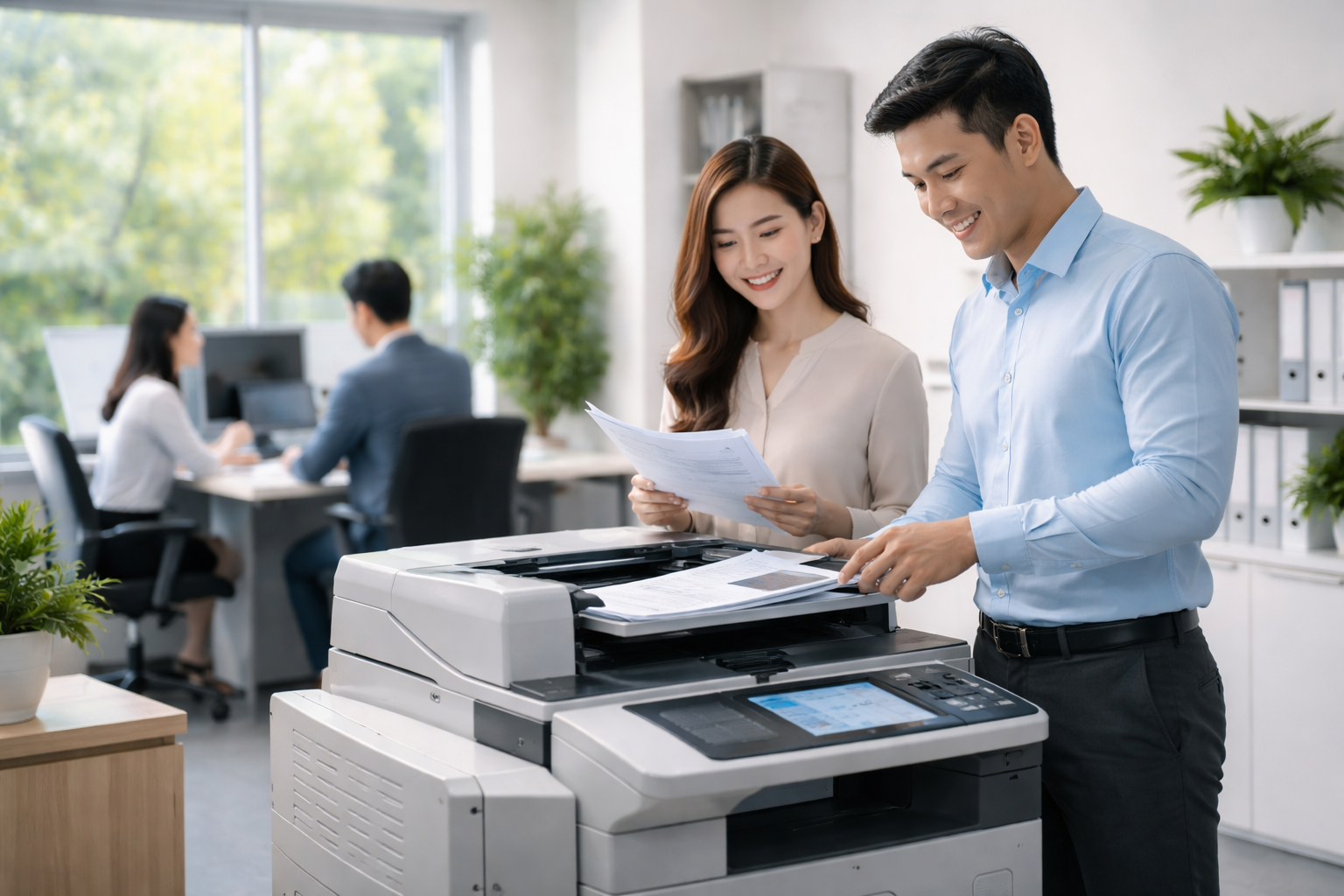 Cho thuê máy photocopy Hàm Kiệm Lâm Đồng - Lợi ích thực tế khi sử dụng dịch vụ cho thuê máy photocopy Hàm Kiệm Lâm Đồng