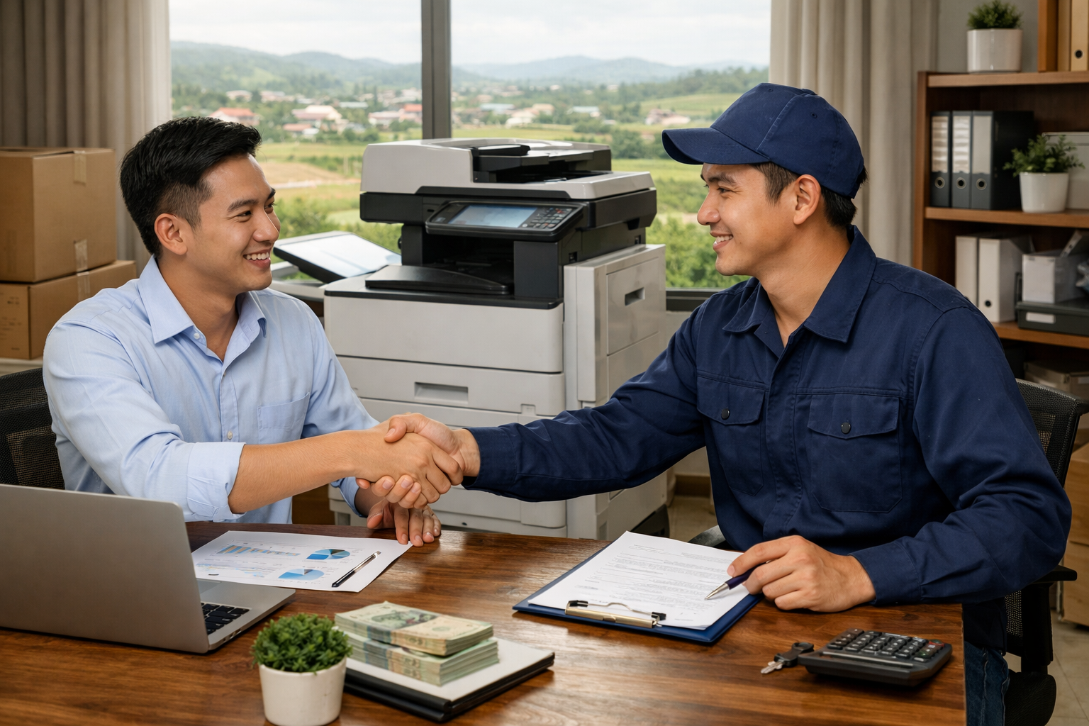 Cho thuê máy photocopy Hàm Liêm Lâm Đồng - Lợi ích thực tế khi thuê máy photocopy tại Hàm Liêm thay vì mua mới