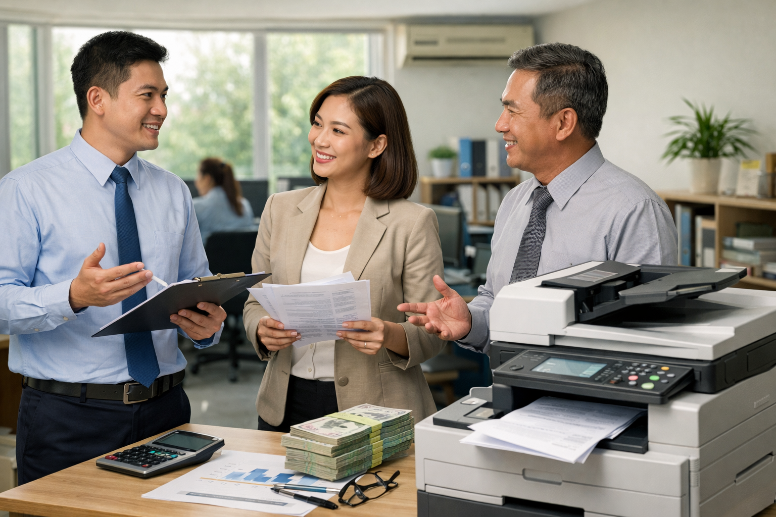 Cho thuê máy photocopy Hồng Sơn Lâm Đồng - Lợi ích thực tế khi sử dụng dịch vụ cho thuê máy photocopy tại Hồng Sơn: cái “lời” nằm ở vận hành