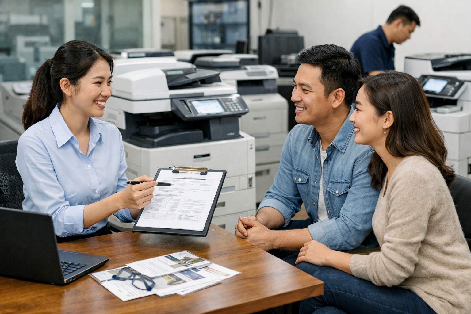 Cho thuê máy photocopy Hàm Thuận Lâm Đồng - Kinh nghiệm chọn đơn vị cho thuê máy photocopy uy tín tại Hàm Thuận