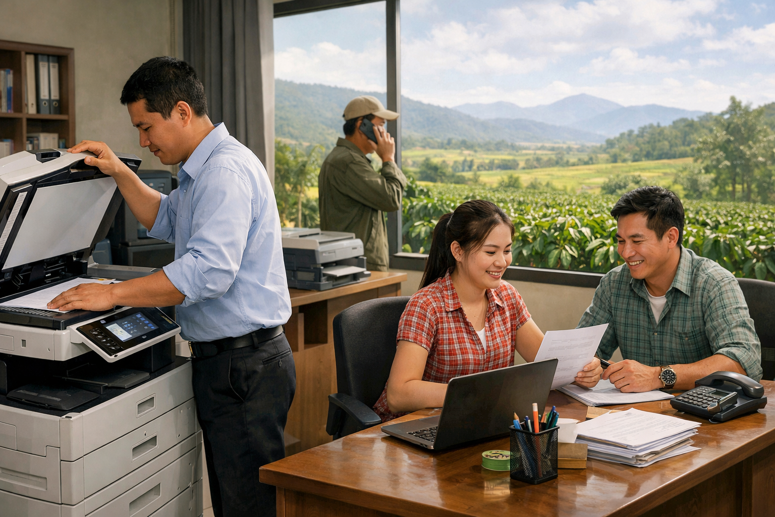 Cho thuê máy photocopy La Dạ Lâm Đồng - Lợi ích thực tế khi sử dụng dịch vụ cho thuê máy photocopy tại La Dạ