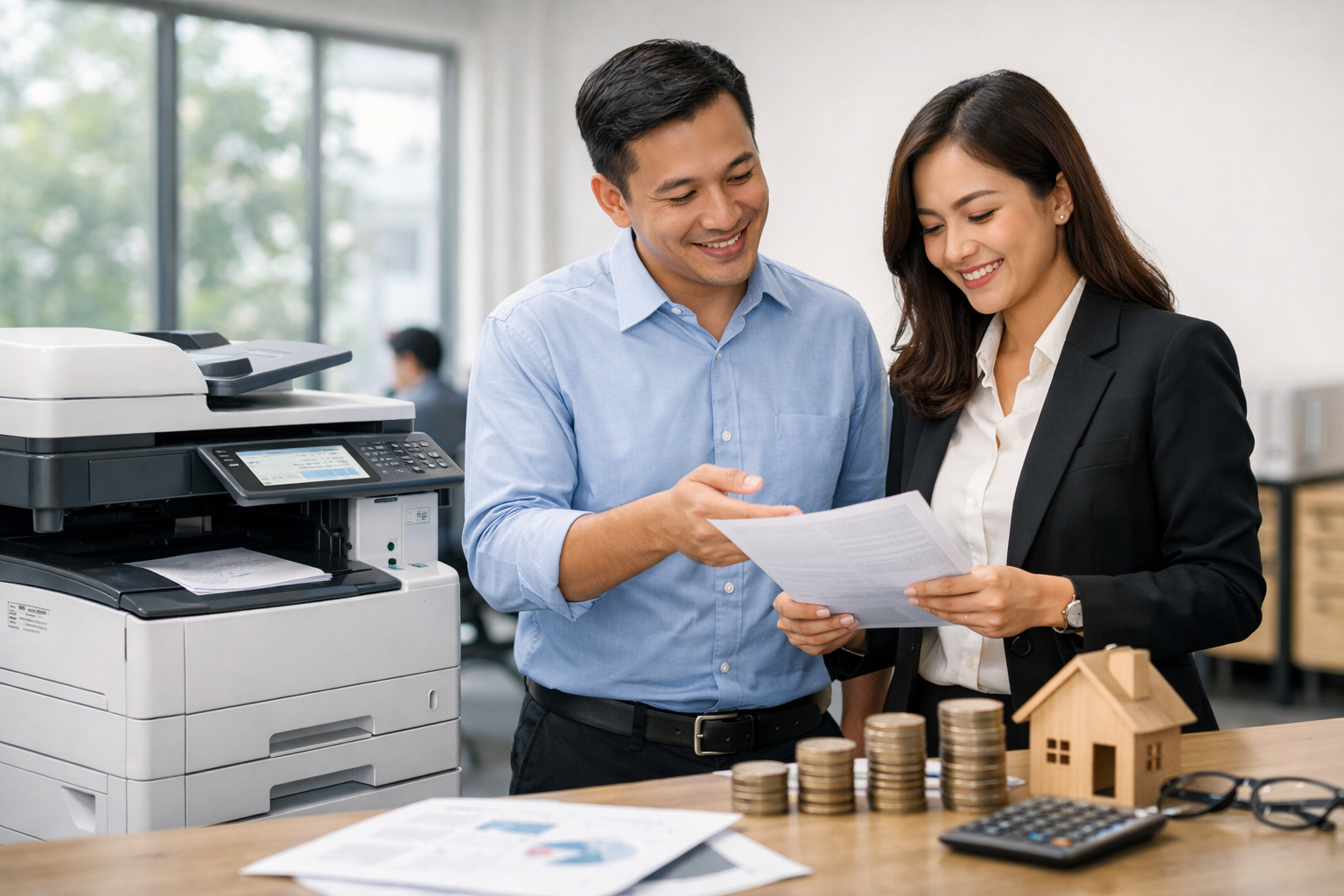 Cho thuê máy photocopy Đông Giang Lâm Đồng - Lợi ích thực tế khi thuê máy photocopy tại Đông Giang thay vì mua mới