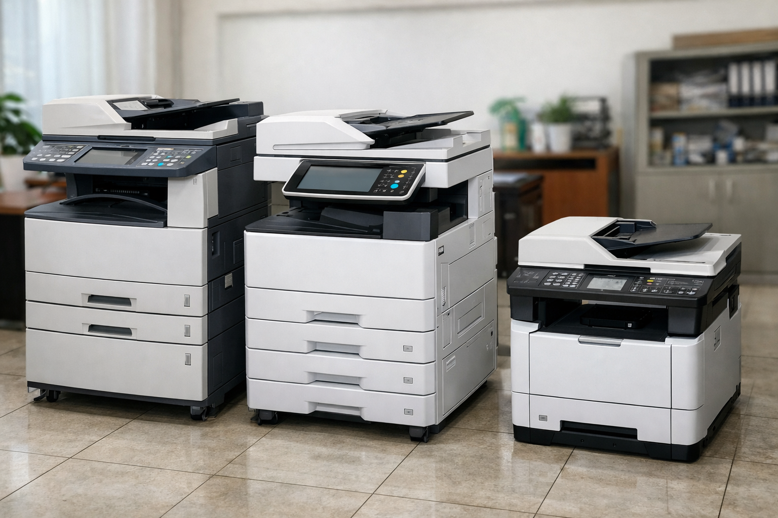 Cho thuê máy photocopy Đông Giang Lâm Đồng - Các dòng máy photocopy cho thuê phổ biến tại Đông Giang Lâm Đồng