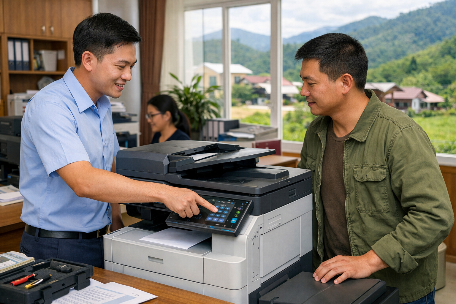Cho thuê máy photocopy Đông Giang Lâm Đồng - Kinh nghiệm chọn đơn vị cho thuê máy photocopy uy tín tại Đông Giang