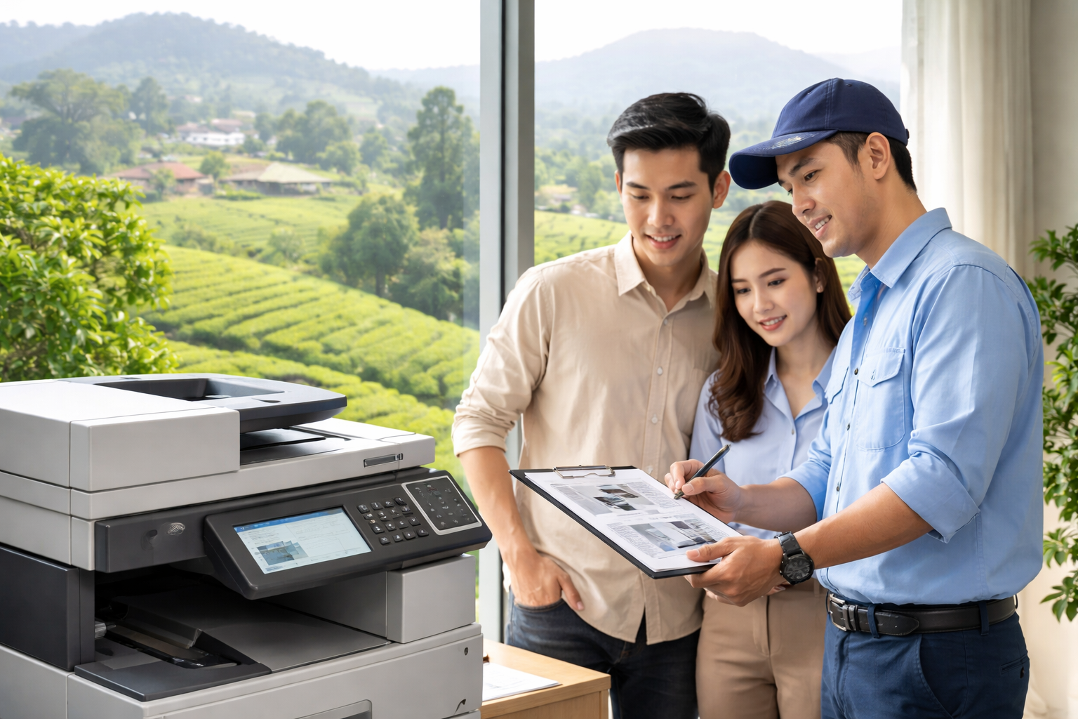 Cho thuê máy photocopy Hòa Thắng Lâm Đồng - Lợi ích thực tế khi thuê máy photocopy tại Hòa Thắng và cách chọn loại máy phù hợp