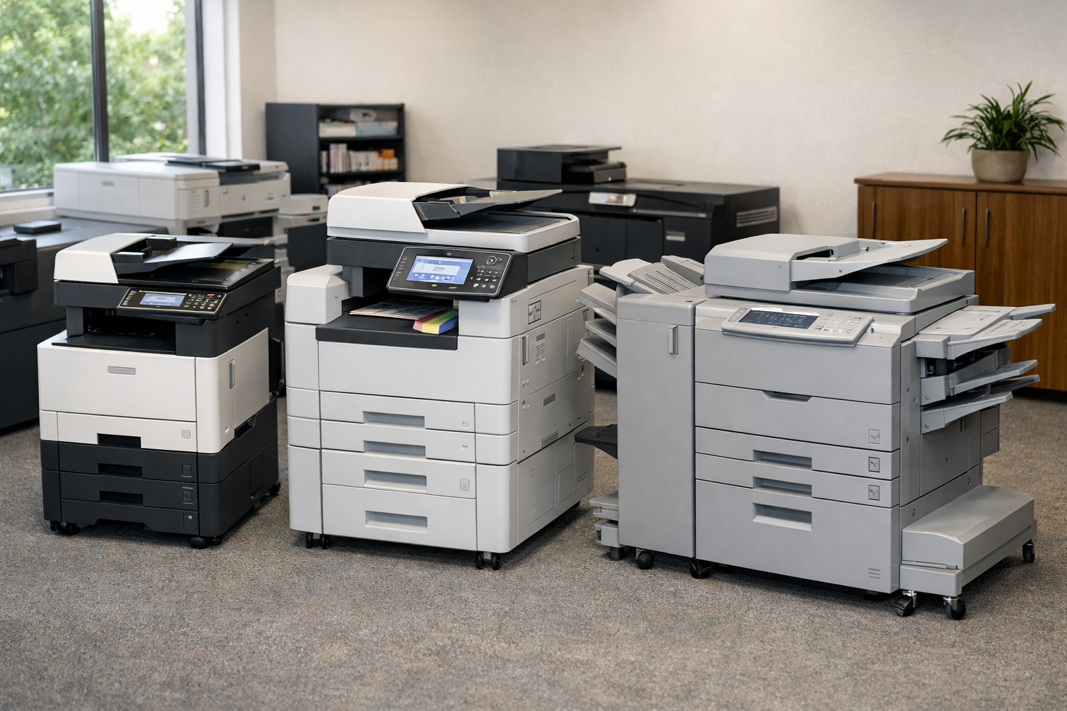 Cho thuê máy photocopy Sông Lũy Lâm Đồng - Các loại máy photocopy cho thuê phổ biến tại Sông Lũy Lâm Đồng