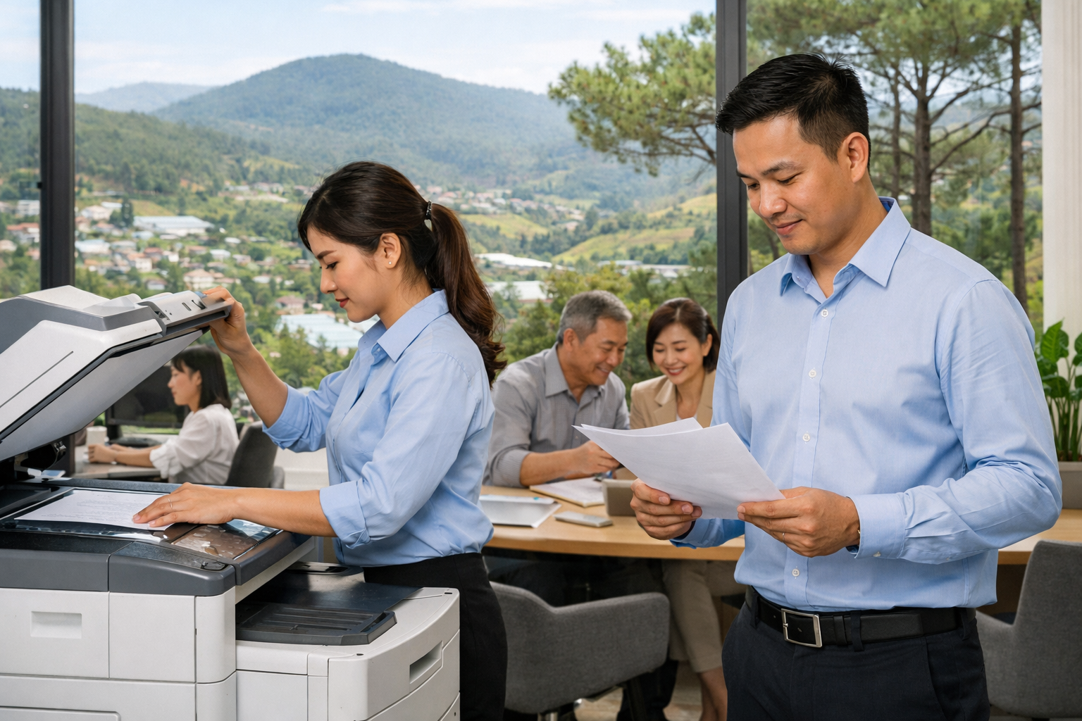 Cho thuê máy photocopy Phan Sơn Lâm Đồng - Lợi ích thực tế khi sử dụng dịch vụ cho thuê máy photocopy tại Phan Sơn