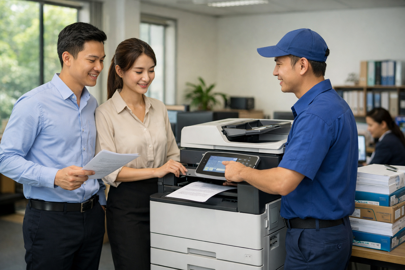 Cho thuê máy photocopy Hải Ninh Lâm Đồng - Lợi ích thực tế khi sử dụng dịch vụ cho thuê máy photocopy tại Hải Ninh