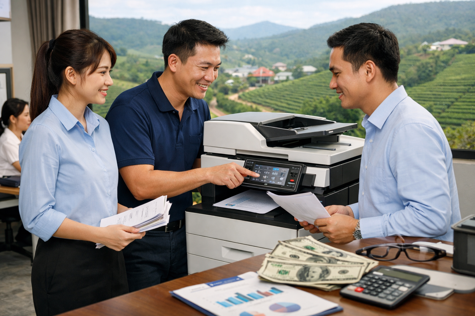 Cho thuê máy photocopy Bắc Bình Lâm Đồng - Lợi ích thực tế khi sử dụng dịch vụ cho thuê máy photocopy Bắc Bình Lâm Đồng