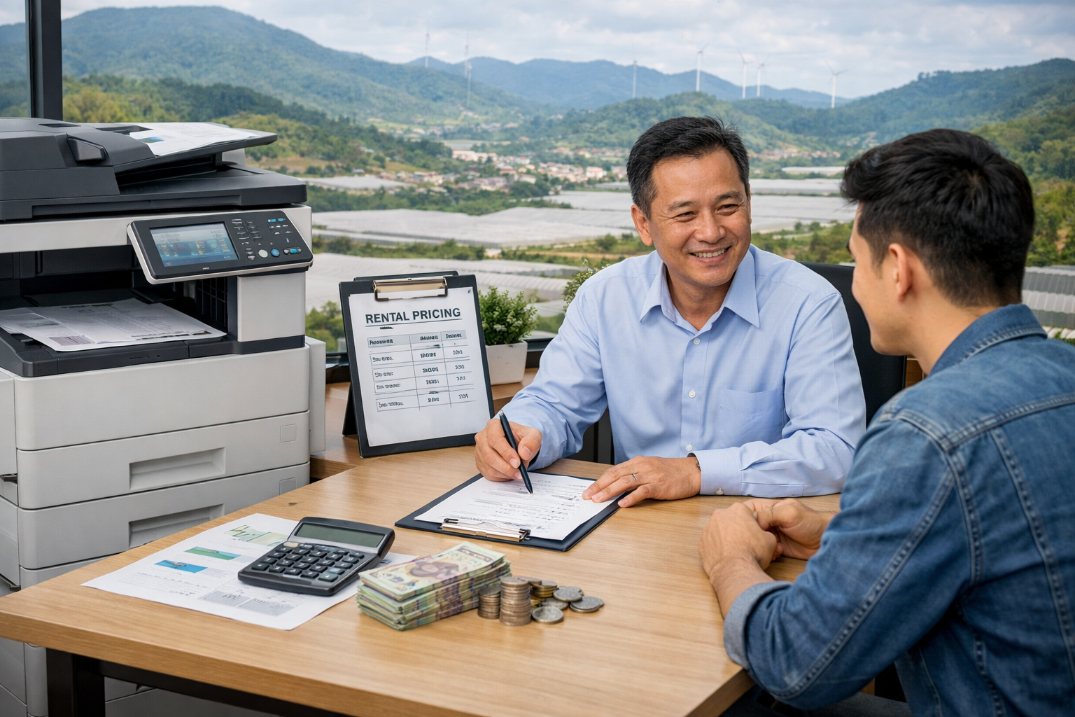 Cho thuê máy photocopy Tuy Phong Lâm Đồng - Báo giá cho thuê máy photocopy Tuy Phong Lâm Đồng và các yếu tố ảnh hưởng chi phí