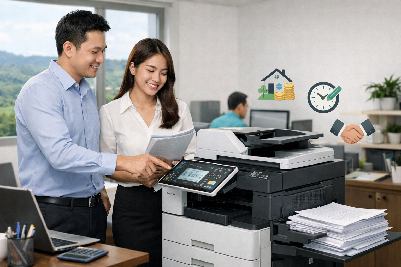 Cho thuê máy photocopy Vĩnh Hảo Lâm Đồng - Lợi ích khi sử dụng dịch vụ cho thuê máy photocopy tại Vĩnh Hảo