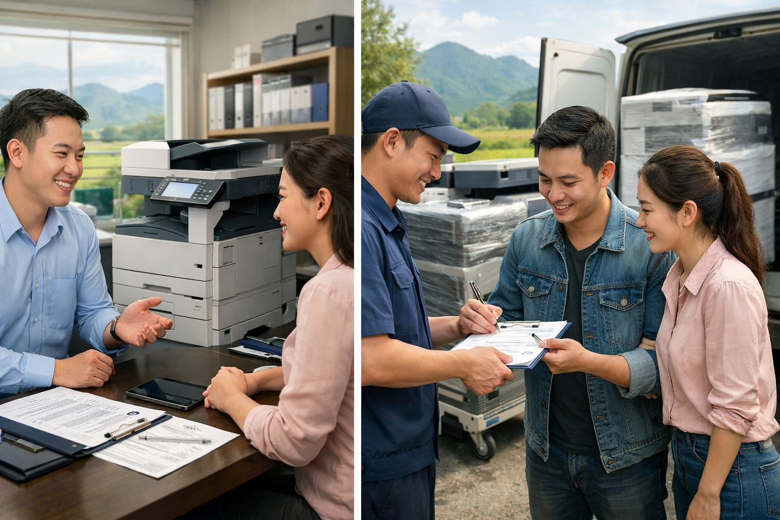 Cho thuê máy photocopy Đạ Tẻh 2 Lâm Đồng - Kinh nghiệm chọn đơn vị cho thuê máy photocopy uy tín tại Đạ Tẻh 2 và quy trình thuê “không mệt”