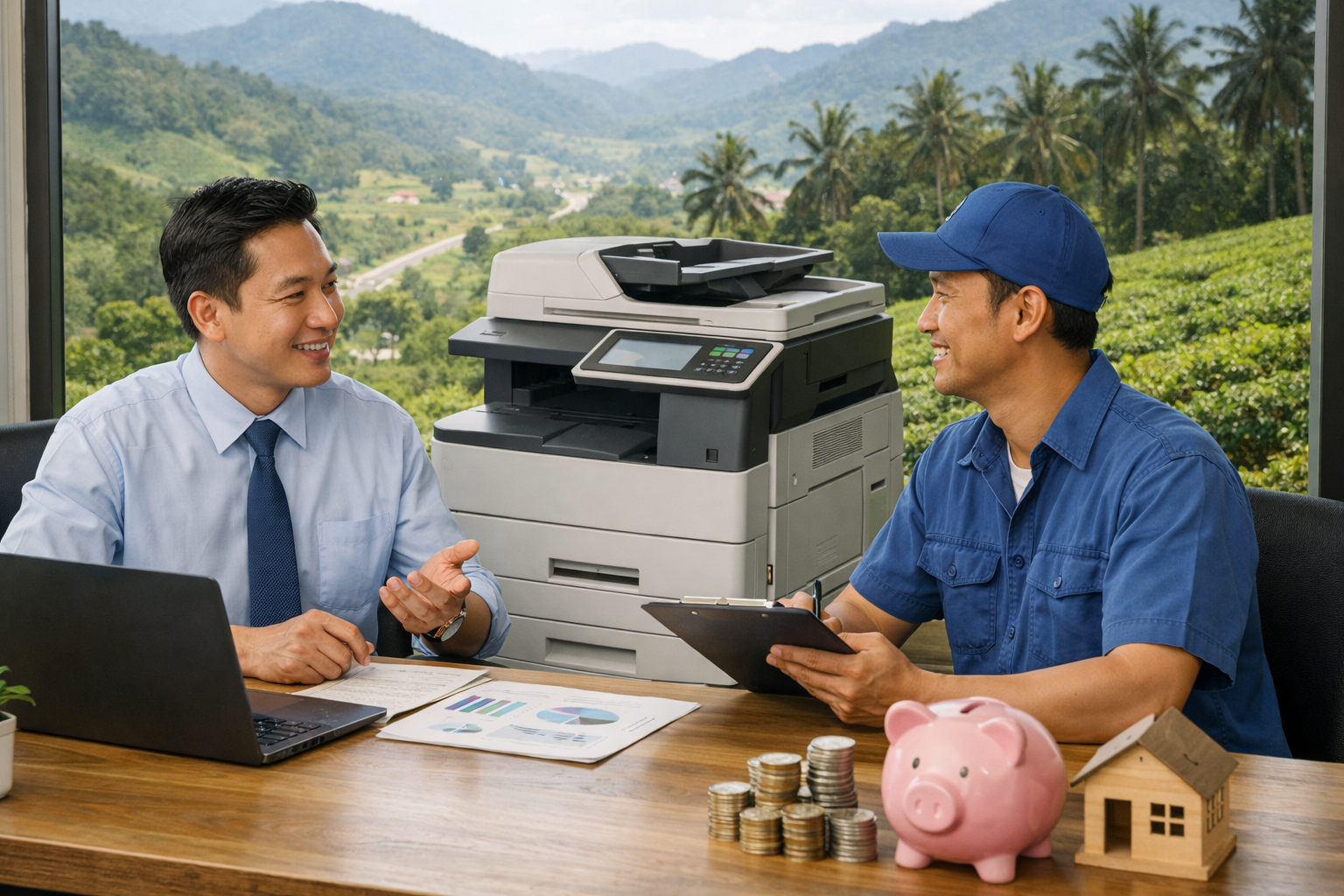 Cho thuê máy photocopy Đạ Huoai 2 Lâm Đồng - Lợi ích thực tế khi thuê máy photocopy tại Đạ Huoai 2 thay vì mua