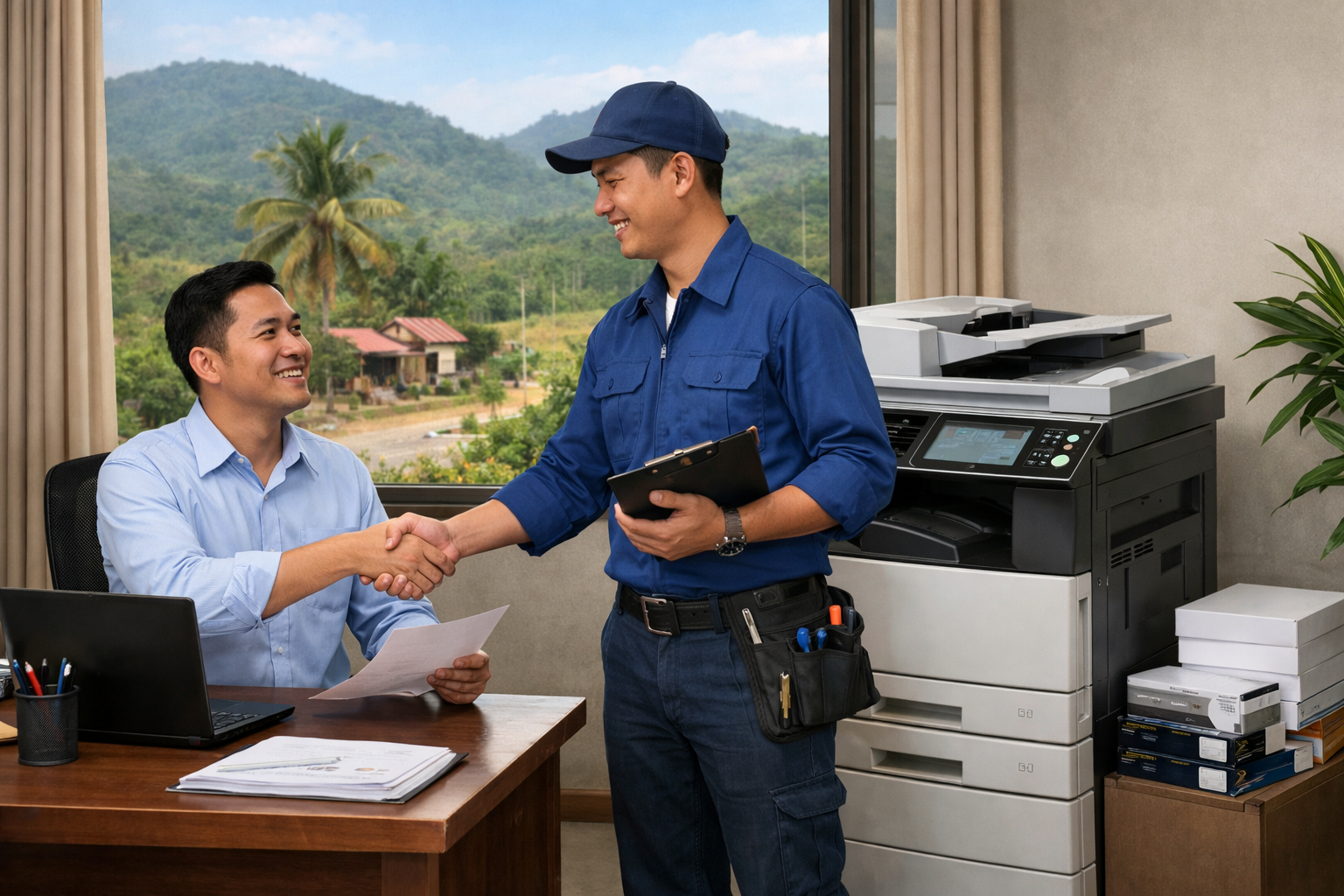 Cho thuê máy photocopy Đạ Huoai 1 Lâm Đồng - Lợi ích thực tế khi thuê máy photocopy tại Đạ Huoai 1 thay vì mua