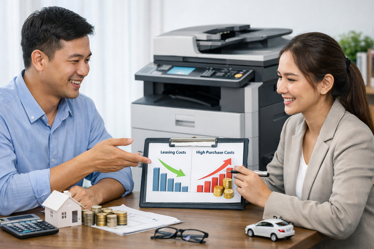 Cho thuê máy photocopy Bảo Lâm 5 Lâm Đồng - Lợi ích thực tế khi thuê máy photocopy thay vì mua tại Bảo Lâm 5