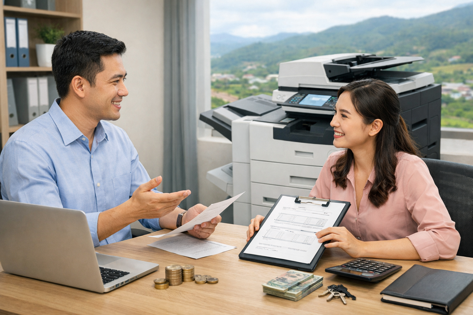 Cho thuê máy photocopy Bảo Lâm 1 Lâm Đồng - Lợi ích thực tế khi thuê máy photocopy thay vì mua tại Bảo Lâm 1