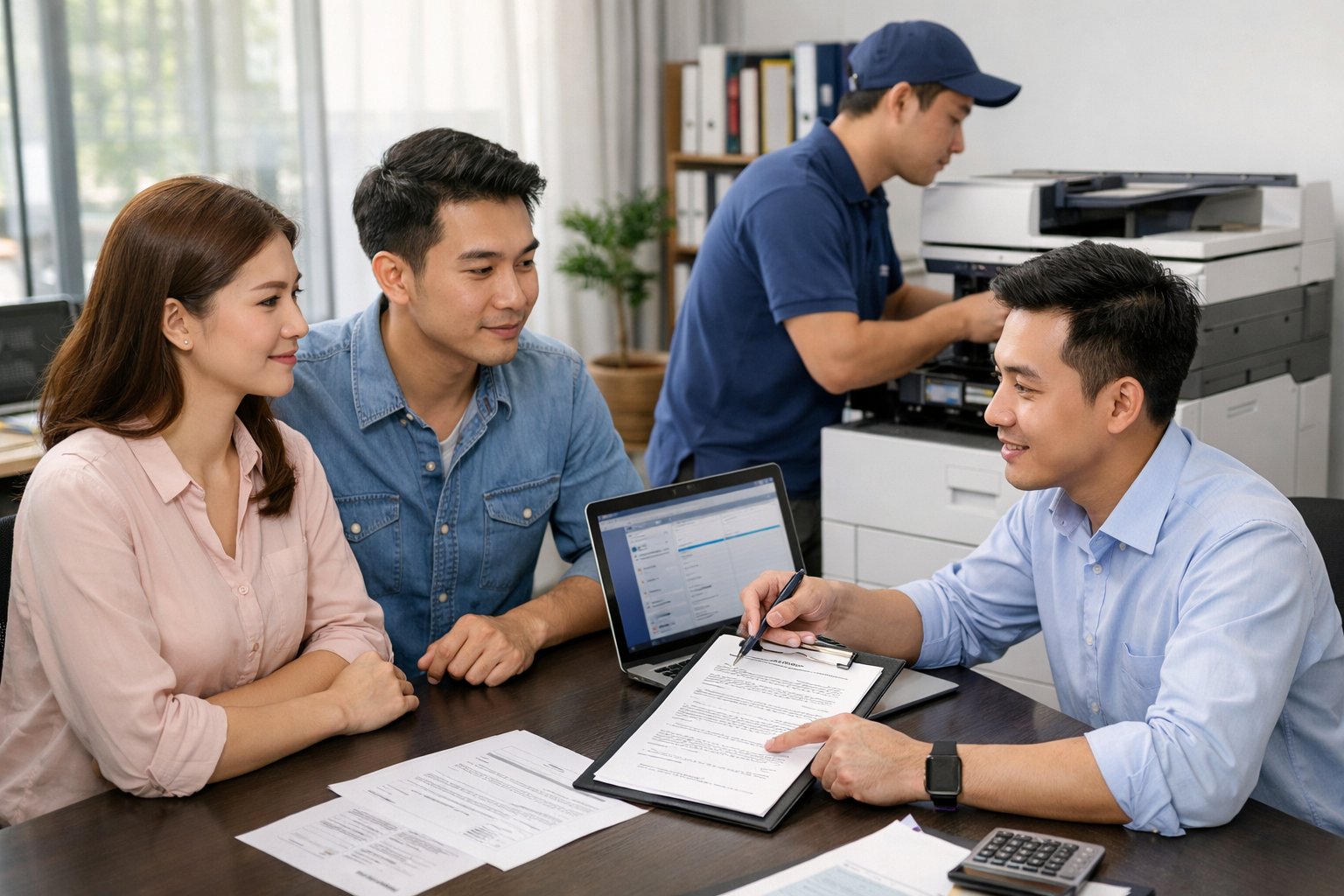 Cho thuê máy photocopy Bảo Lâm 1 Lâm Đồng - Kinh nghiệm chọn đơn vị cho thuê uy tín và quy trình thuê máy tại Bảo Lâm 1