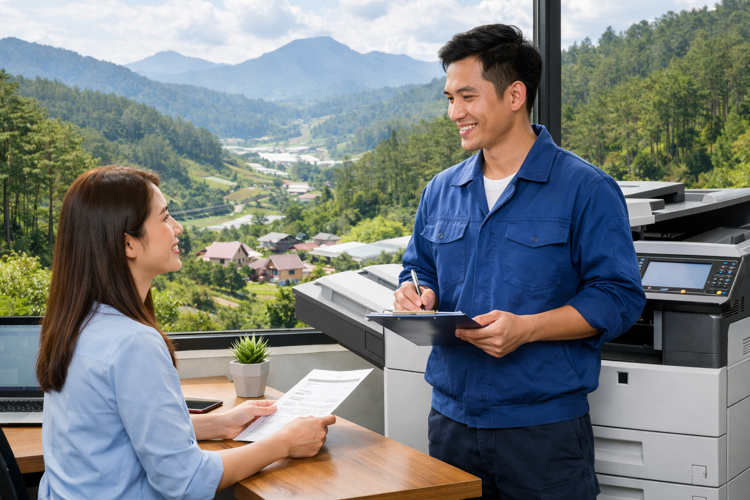 Cho thuê máy photocopy Sơn Điền Lâm Đồng - Kinh nghiệm chọn đơn vị cho thuê máy photocopy uy tín tại Sơn Điền