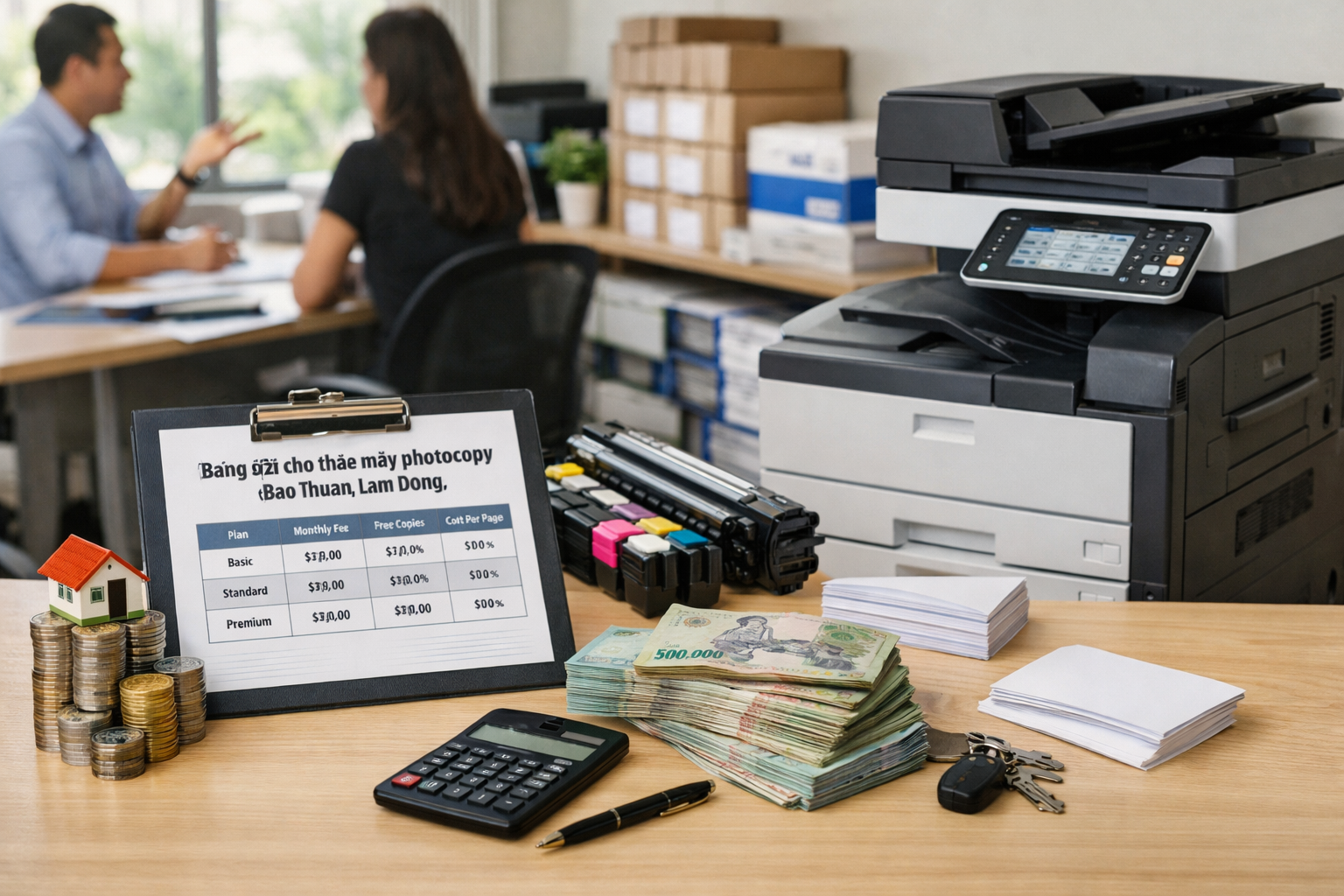 Cho thuê máy photocopy Bảo Thuận Lâm Đồng - Bảng giá cho thuê máy photocopy Bảo Thuận Lâm Đồng và các yếu tố ảnh hưởng