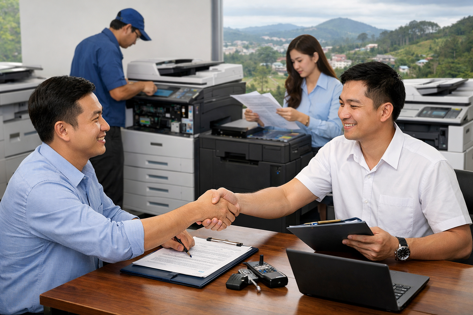 Cho thuê máy photocopy Bảo Thuận Lâm Đồng - Kinh nghiệm chọn đơn vị cho thuê máy photocopy uy tín tại Bảo Thuận và cách làm việc “chuẩn bài”