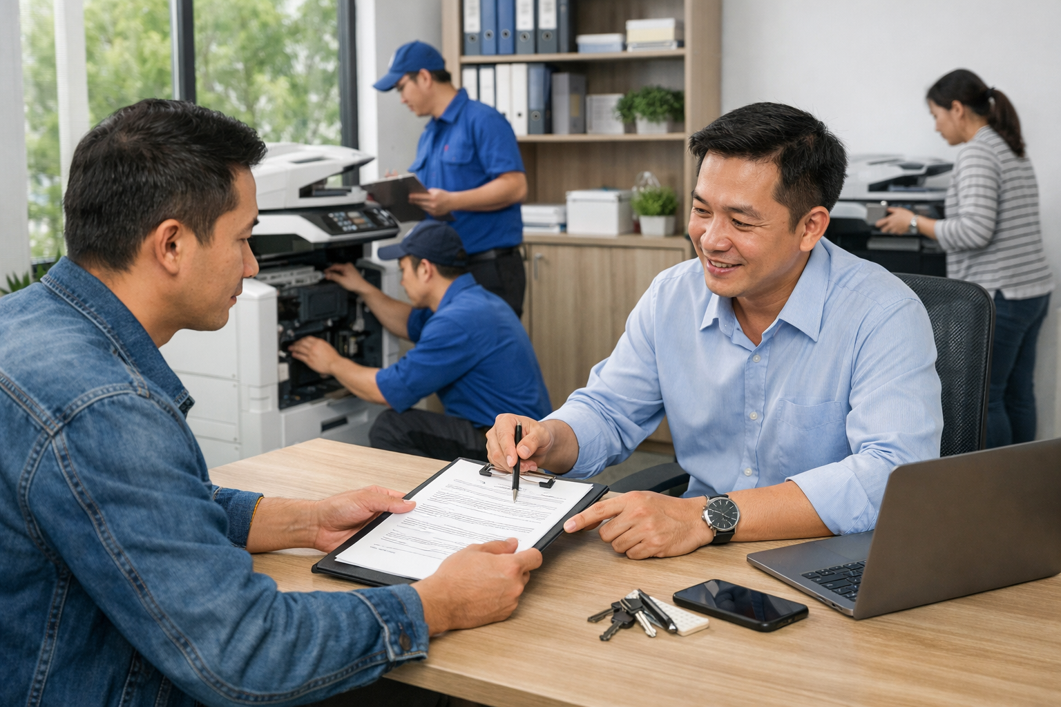 Cho thuê máy photocopy Đinh Trang Thượng Lâm Đồng - Kinh nghiệm chọn đơn vị cho thuê uy tín và quy trình thuê máy tại Đinh Trang Thượng