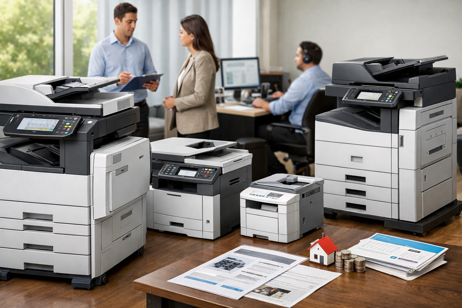Cho thuê máy photocopy Hòa Ninh Lâm Đồng - Các dòng máy và hình thức cho thuê máy photocopy phổ biến hiện nay