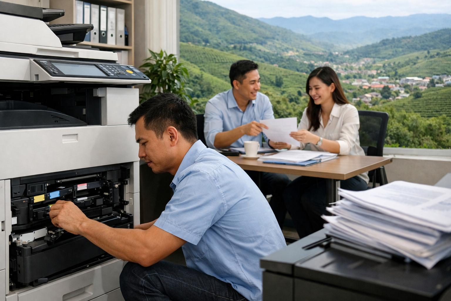 Cho thuê máy photocopy Di Linh Lâm Đồng - Lợi ích khi sử dụng dịch vụ cho thuê máy photocopy Di Linh Lâm Đồng