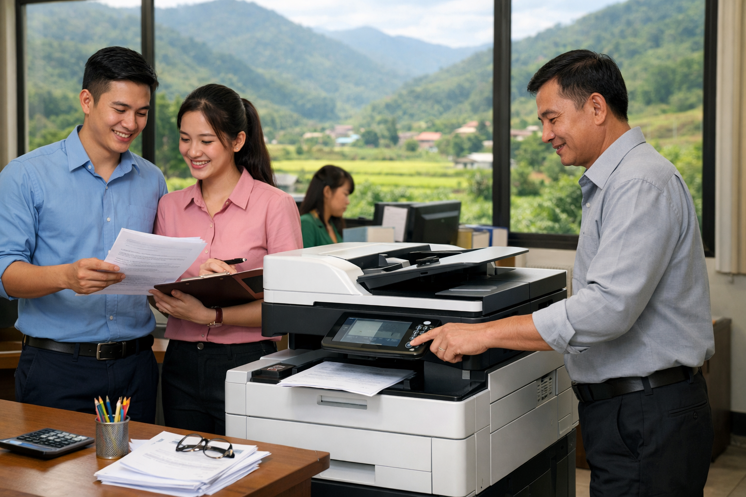 Cho thuê máy photocopy Đam Rông 2 Lâm Đồng - Lợi ích thực tế khi sử dụng dịch vụ cho thuê máy photocopy tại Đam Rông 2