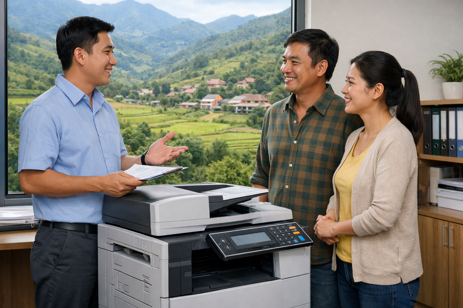 Cho thuê máy photocopy Đam Rông 1 Lâm Đồng - Kinh nghiệm chọn đơn vị cho thuê máy photocopy uy tín tại Đam Rông 1 Lâm Đồng