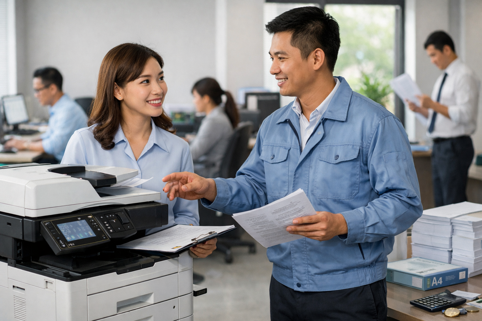 Cho thuê máy photocopy Tân Hà Lâm Hà - Lợi ích thực tế khi sử dụng dịch vụ cho thuê máy photocopy Tân Hà Lâm Hà