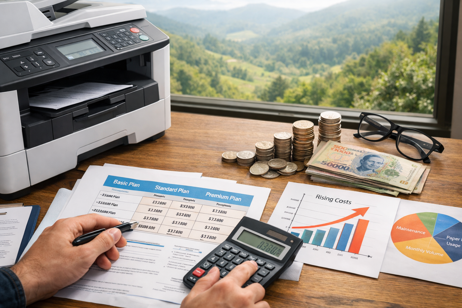 Cho thuê máy photocopy Tà Năng Lâm Đồng - Bảng giá cho thuê máy photocopy Tà Năng Lâm Đồng và các yếu tố ảnh hưởng: hiểu đúng để không bị “đội phí”