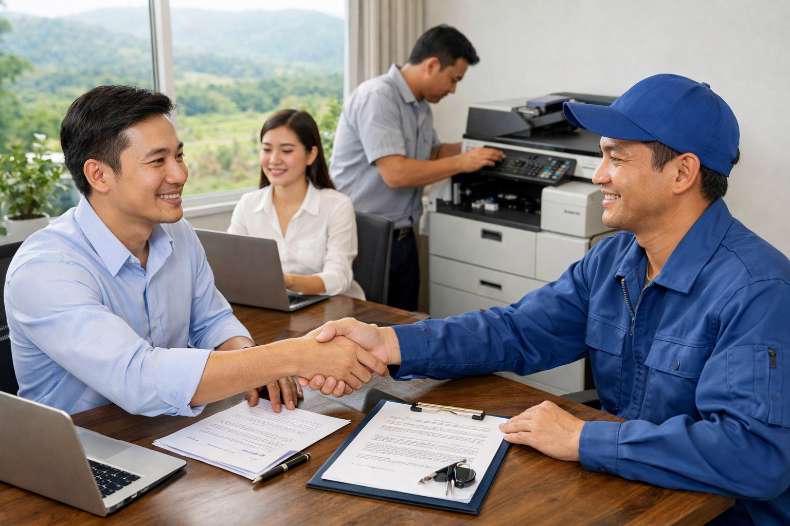 Cho thuê máy photocopy Tà Hine Lâm Đồng - Kinh nghiệm chọn đơn vị cho thuê uy tín và quy trình thuê “nhẹ nhàng” tại Tà Hine