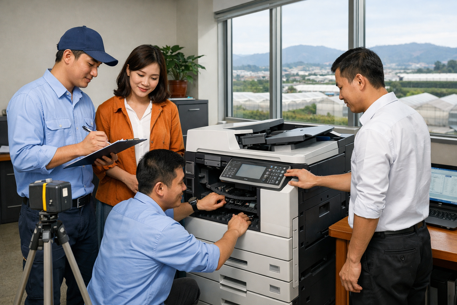 Cho thuê máy photocopy Đơn Dương Lâm Đồng - Quy trình thuê máy photocopy tại Đơn Dương Lâm Đồng: từ khảo sát đến vận hành ổn định