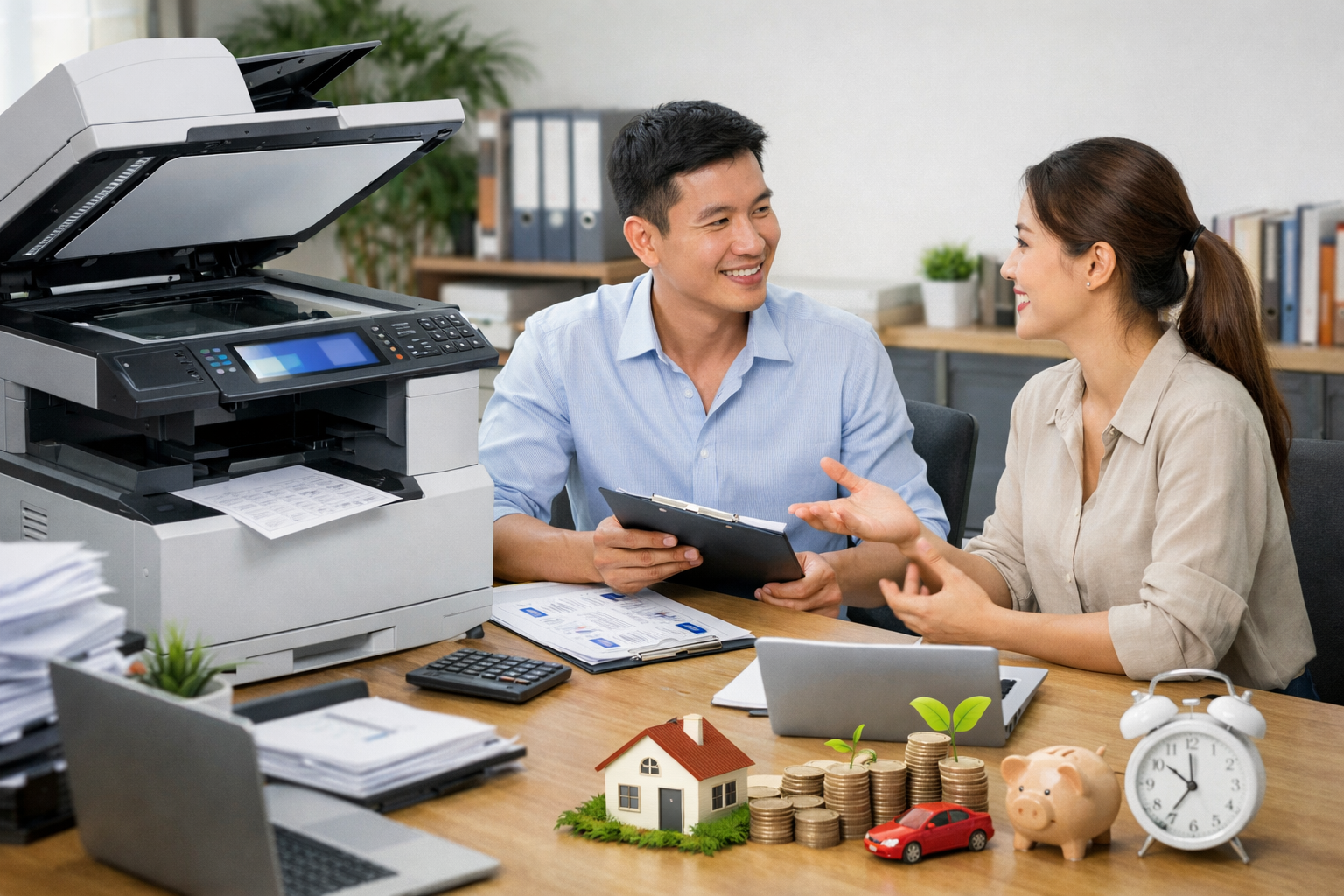 Cho thuê máy photocopy Tân Hải Lâm Đồng - Lợi ích thực tế khi thuê máy photocopy tại Tân Hải thay vì mua