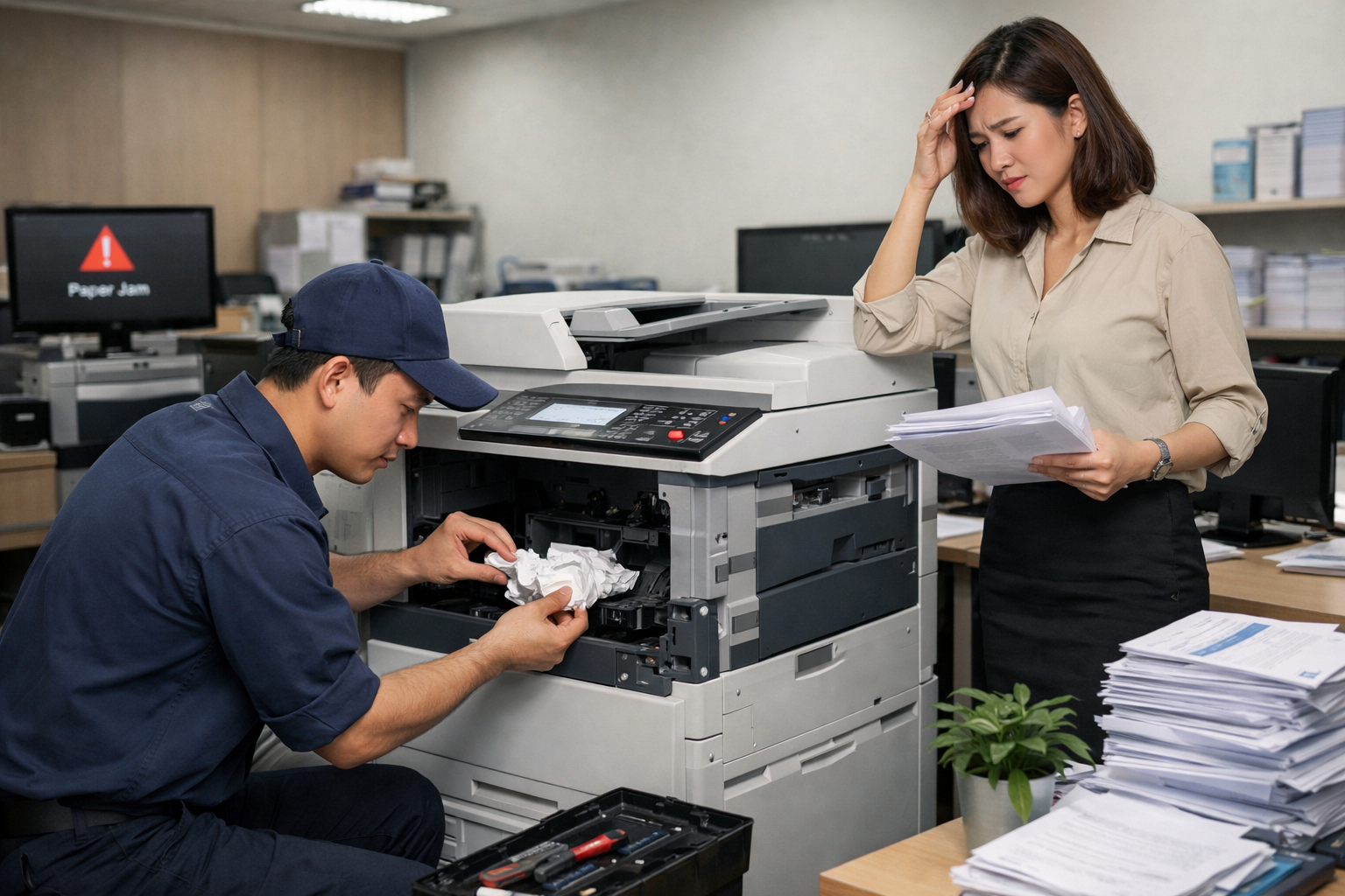 đánh giá dịch vụ thuê photocopy Ka Đô - Các Vấn Đề Thường Gặp Khi Thuê Máy Photocopy Và Cách Giải Quyết