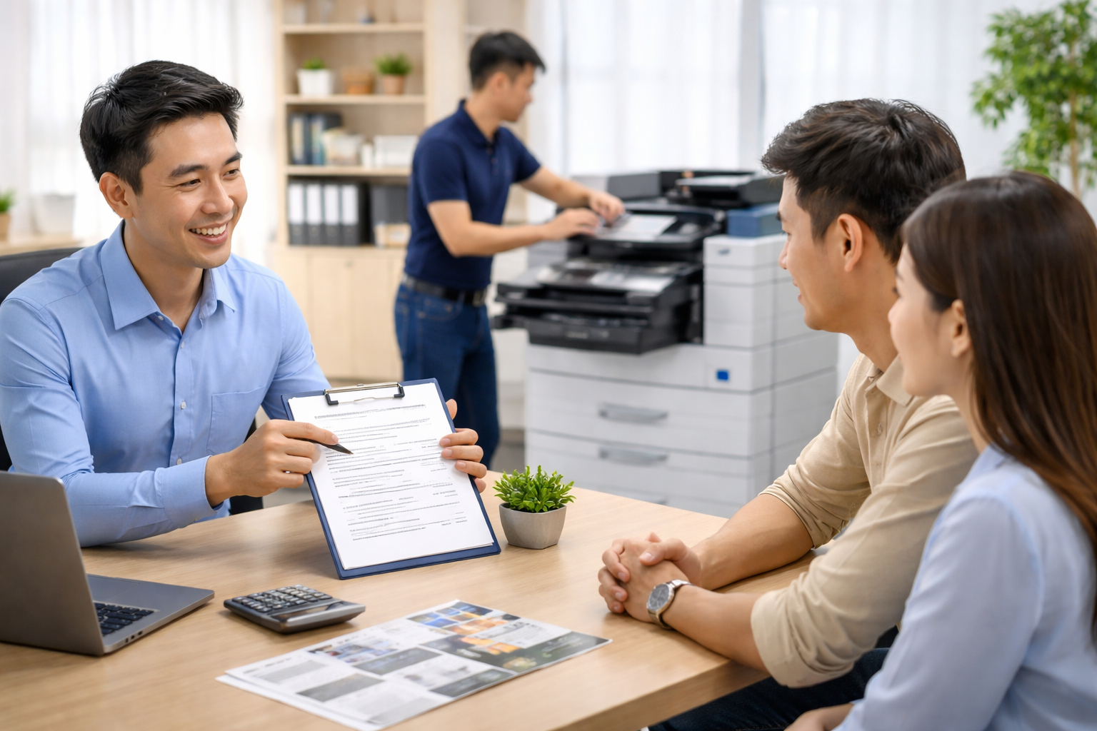 hướng dẫn thuê máy photocopy Ka Đô - Quy Trình Thuê Máy Photocopy Tại Ka Đô