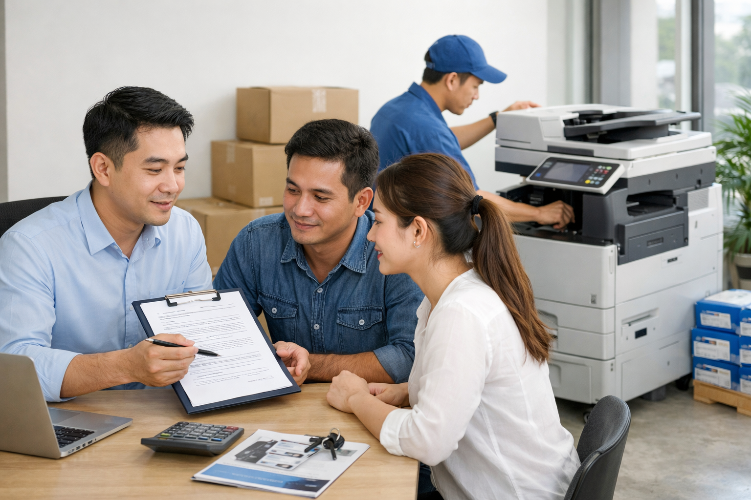 dịch vụ thuê photocopy uy tín Đơn Dương - Quy trình thuê máy photocopy tại Đơn Dương