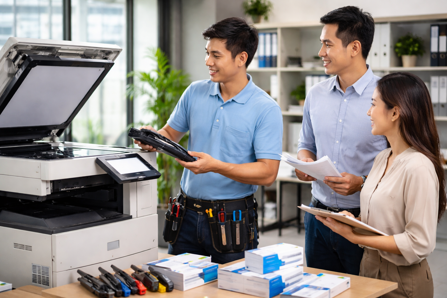 dịch vụ thuê photocopy uy tín Đơn Dương - Những dịch vụ kèm theo khi thuê máy photocopy tại Đơn Dương