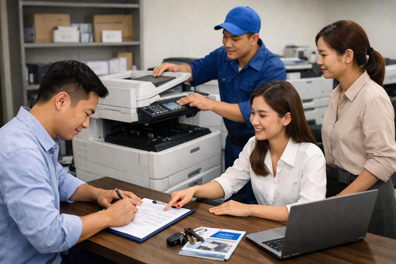 dịch vụ cho thuê máy photocopy tốt nhất - Quy Trình Thuê Máy Photocopy Tại Các Đơn Vị Cung Cấp Dịch Vụ