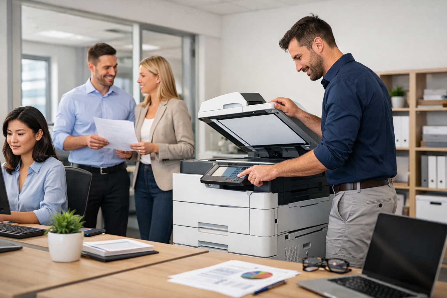 Dịch vụ cho thuê máy photocopy Lạc Dương - Các Lợi Ích Khi Thuê Máy Photocopy Cho Doanh Nghiệp