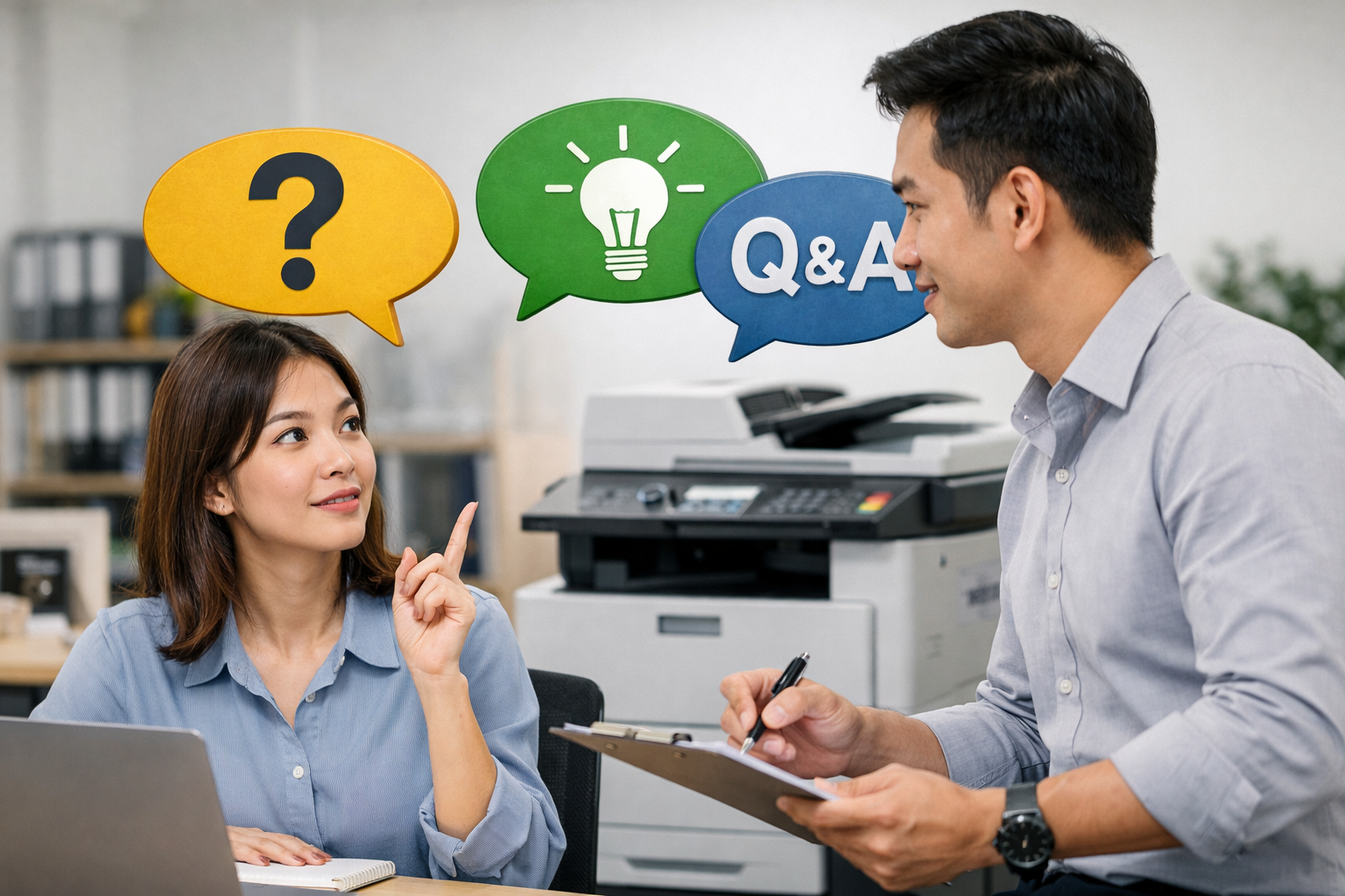 Hướng dẫn thuê máy photocopy Lạc Dương - Câu hỏi thường gặp (FAQ)