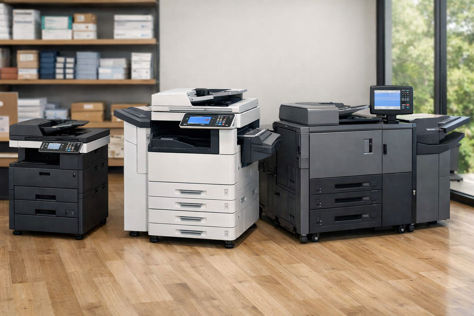 So sánh thuê máy photocopy Lạc Dương - Các loại máy photocopy phổ biến cho thuê tại Lạc Dương