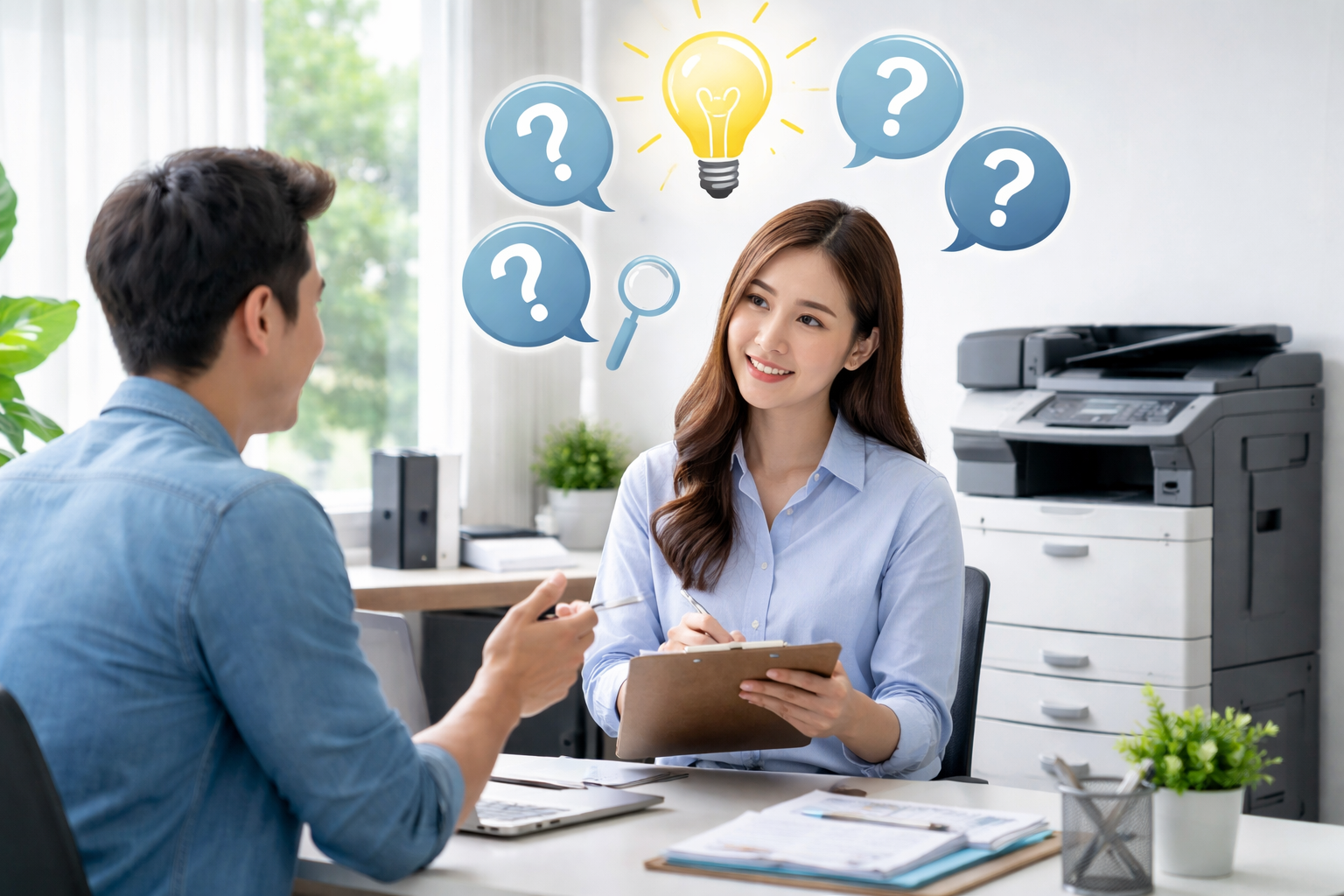 Giá cho thuê máy photocopy Lạc Dương - Câu hỏi thường gặp (FAQ)