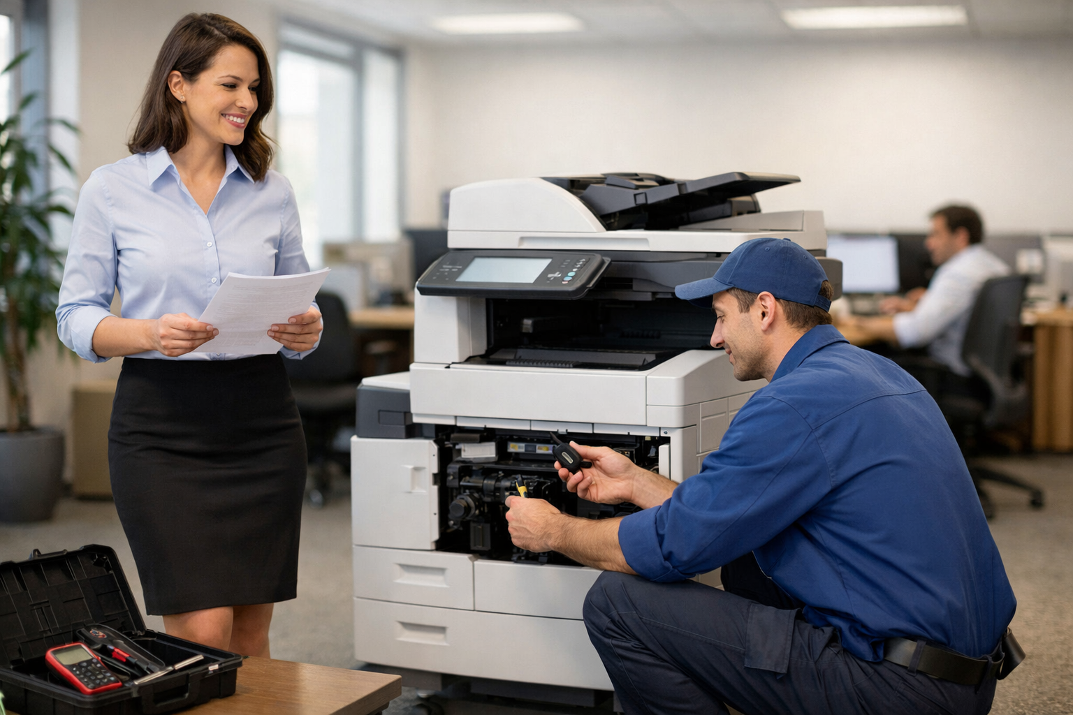 Thuê máy photocopy tại Hồng Sơn Lâm Đồng có bảo trì không? - Lợi ích của việc thuê máy photocopy thay vì mua mới