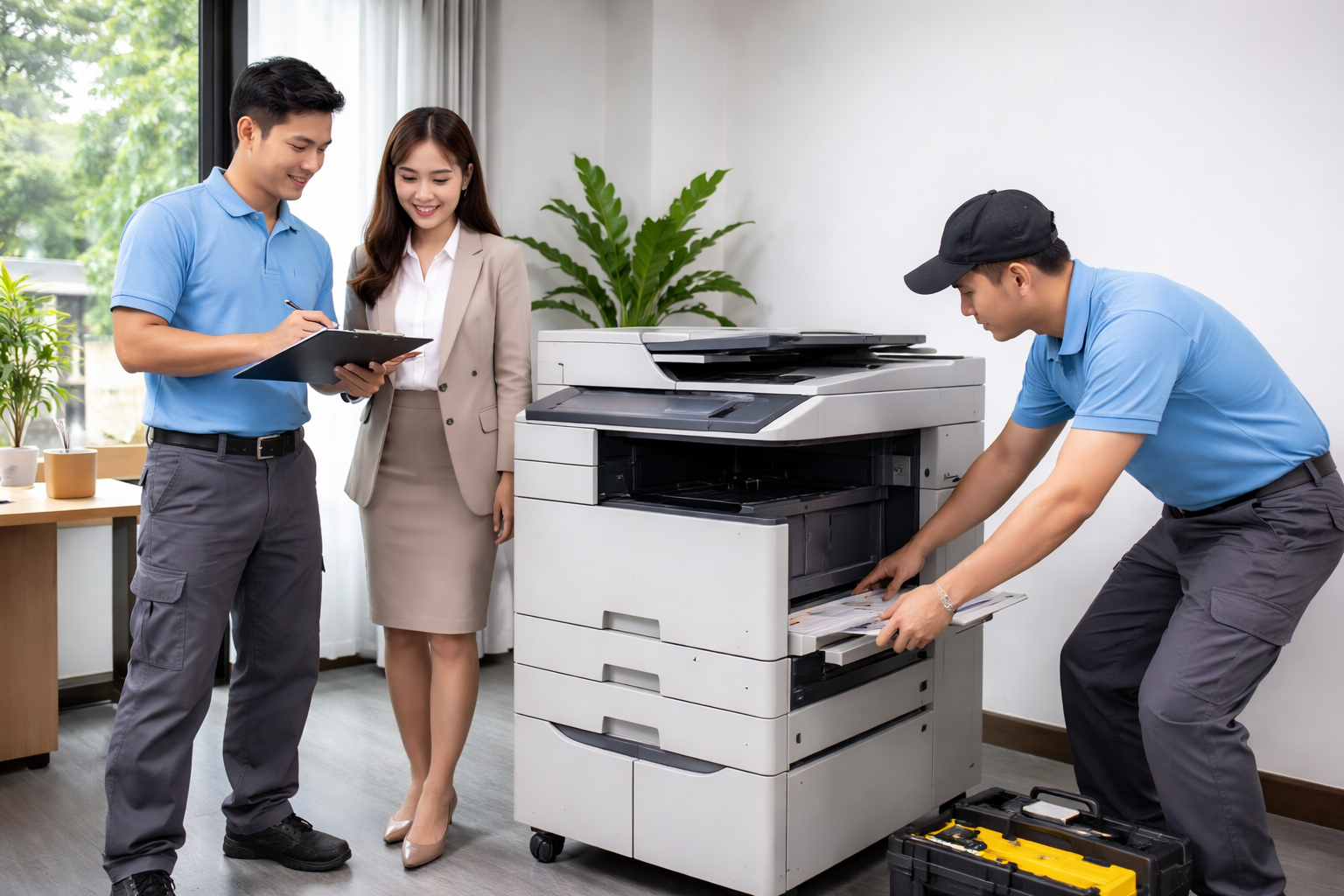 Thuê máy photocopy tại Phan Rí Cửa Lâm Đồng có dịch vụ kỹ thuật không? - Quy trình thuê máy photocopy tại Phan Rí Cửa Lâm Đồng