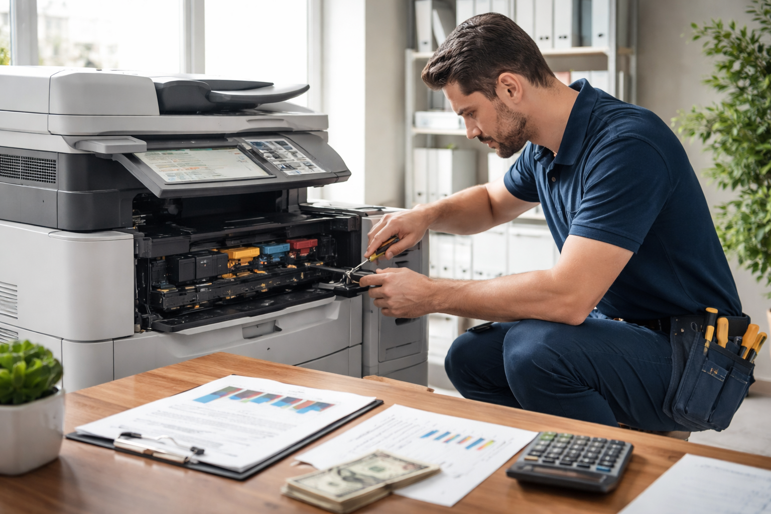 Thuê máy photocopy tại Đạ Huoai Lâm Đồng có bảo trì sau khi thuê không? - Các yếu tố ảnh hưởng đến giá thuê máy photocopy và bảo trì