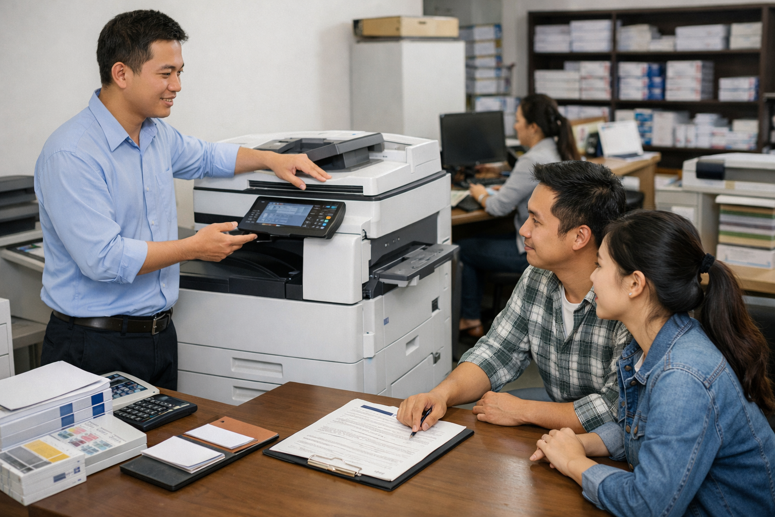 Giá cho thuê máy photocopy tại Đam Rông 4 Lâm Đồng là bao nhiêu? - Quy trình cho thuê máy photocopy tại Đam Rông