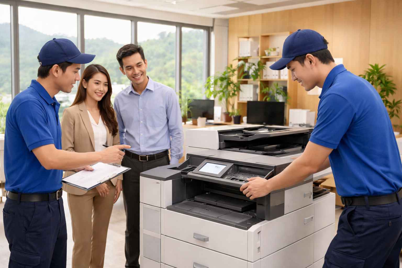 Cho thuê máy photocopy tại Đam Rông 3 Lâm Đồng có hỗ trợ lắp đặt không? - Lợi ích khi lựa chọn dịch vụ cho thuê máy photocopy tại Đam Rông, Lâm Đồng